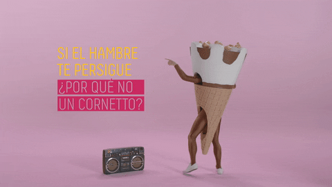 ice cream helado bailando GIF by Cornetto España