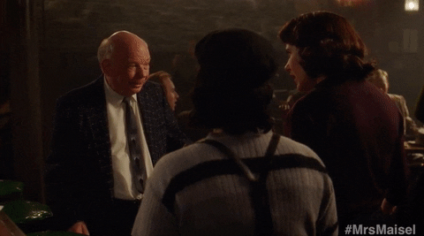 season 1 you got a lot of good laughs back there GIF by The Marvelous Mrs. Maisel