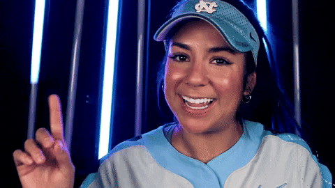 Carolina Unc Softball GIF by UNC Tar Heels