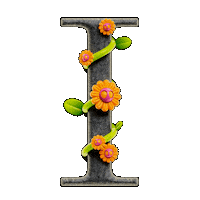 Typography Flowers Sticker by Evan Hilton