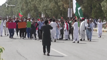 Imran Khan Supporters Rally in Islamabad Following Dissolution of Pakistan Parliament