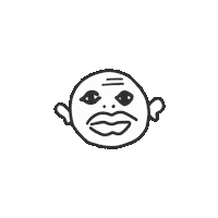 Serious Face Juegosdemesa Sticker by Freek