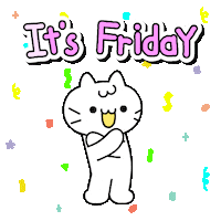 Excited Its Friday Sticker by Mikitti