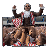 Go Us Founding Father Sticker