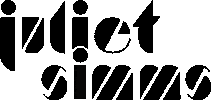 juliet simms logo Sticker by Sumerian Records