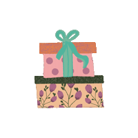 Happy Birthday Christmas Sticker
