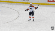 Excited Philadelphia Flyers GIF by NHL