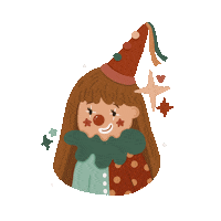 Happy Girl Sticker