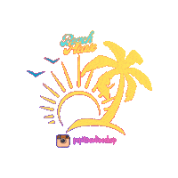 Summer Beach Sticker by Pepita