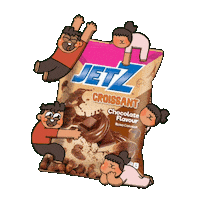 Croissant Sticker by JetZ Snack