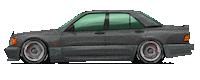Mercedes Sedan Sticker