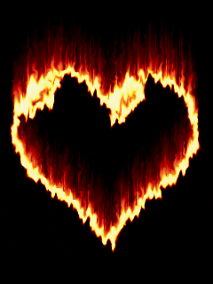 Lights With Heart Background GIF  GIFDBcom