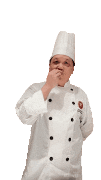 jusignatures food kiss yummy chef Sticker