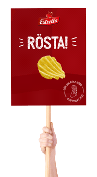 Vote Chips Sticker by EstrellaSverige