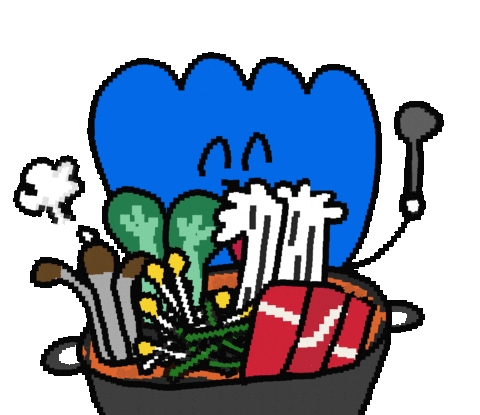 hyeyo_da_ giphyupload food eat pot Sticker