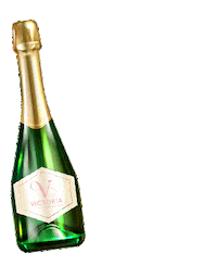 Pop The Champagne Sticker by Victoria Bijoux