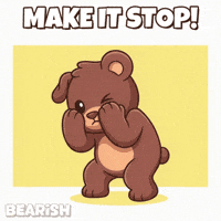 Scared Oh No GIF by BEARISH