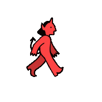 Walking Away Sticker