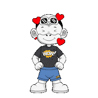 Love It Wow Sticker by Zhot