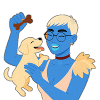 Puppy Love Wow Sticker by World Of Women