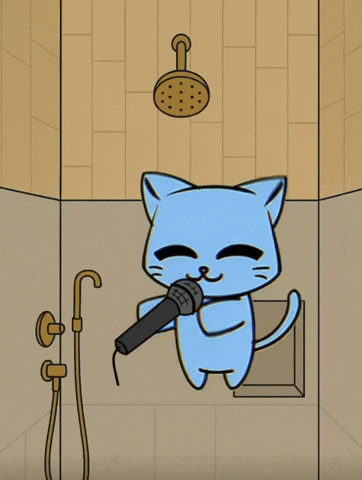 Shower Singing GIF