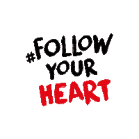 Follow Your Heart Sticker by COMMWORK