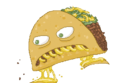 angry taco GIF