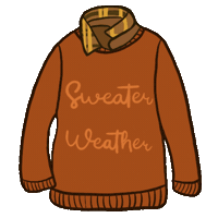 Sweater Weather Fall Sticker