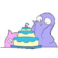 Happy Birthday Friends Sticker by Dedouze