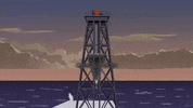 oil rig falling GIF by South Park 