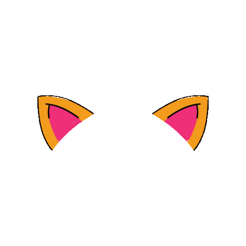 Cat Ear Sticker by Pionicon Studios