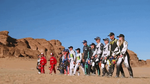 Walking Together Racing Driver GIF by Extreme E