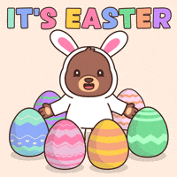 Happy Easter Bunny GIF by BEARISH