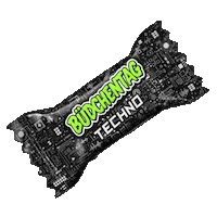 Techno Rave Sticker by Büdchentag