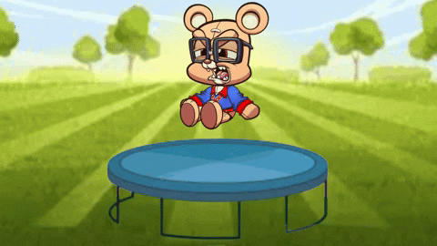 Jump Bouncing GIF