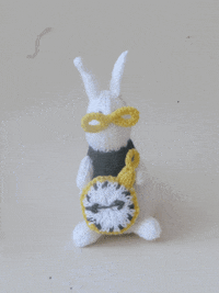 Im Late Alice In Wonderland GIF by TeaCosyFolk