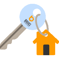 Happy Real Estate Sticker by BRIXS