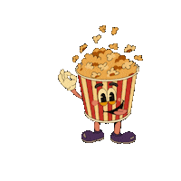 At The Movies Popcorn Sticker by Grow Church
