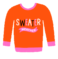 Sweater Weather Fall Sticker