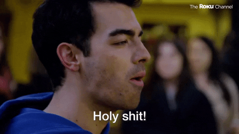 Joe Jonas Holy Shit GIF by The Roku Channel