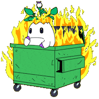 Nervous Its Fine Sticker by Magic Eden