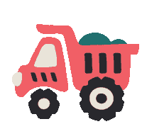 Max Dump Truck Sticker by Maxomorra