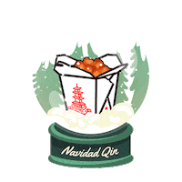 Christmas Sticker by Qin Oriental Food