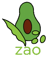 Avocado Guac Sticker by zaoasiancafe
