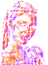 Head Portrait Sticker by badblueprints