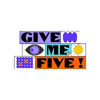 ReseauMAP give me five givemefive give me 5 gm5 Sticker