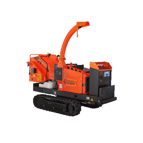 mytimberwolf woodchipper timberwolf arblife leadthepack Sticker