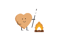 maggiesmission hearts campfire pediatric cancer maggies mission Sticker