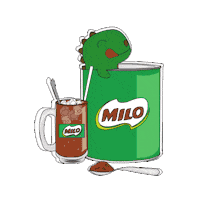 Good Morning Milo Sticker by MILO_Singapore