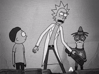 Skating Rick And Morty GIF by A Reason To Feel